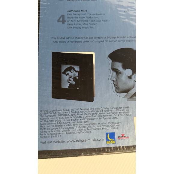 Elvis Presley: Limited Edition Shaped CD, vintage compact disc #60 of 10,000 - Picture 5 of 6